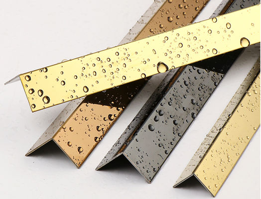 Os protetores SUS201 de canto de aço inoxidável espelham resistente à corrosão austenítico de prata